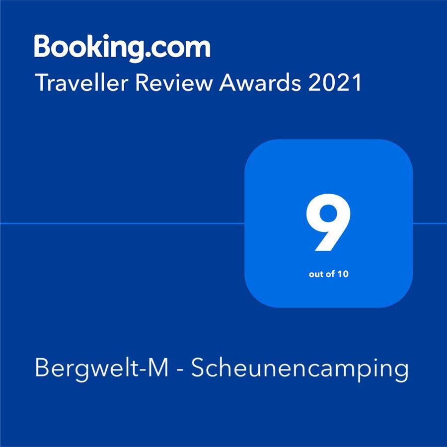 Bergwelt-M - Scheunencamping Schröcken المظهر الخارجي الصورة